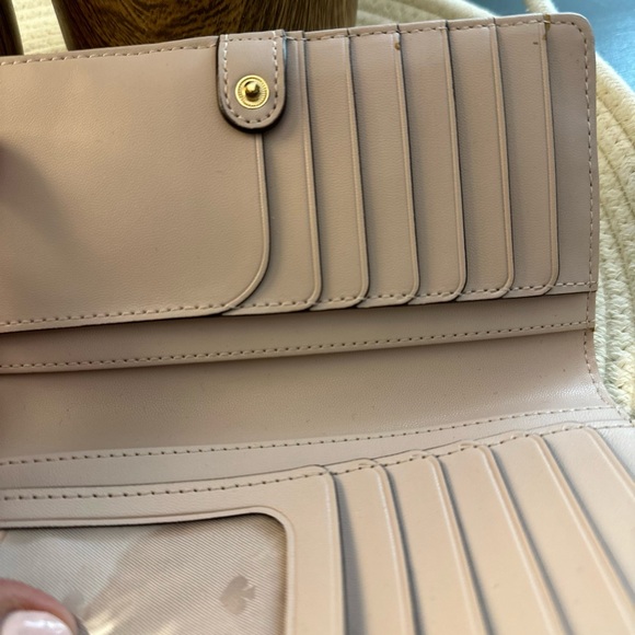 Kate Spade Metallic Gold Slim Wallet - Picture 8 of 10